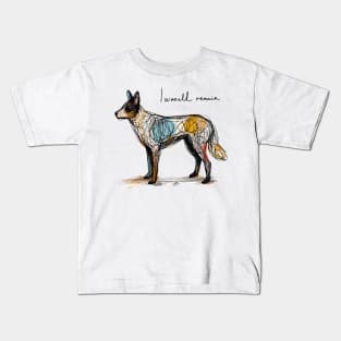 Steadfast Guardian - Blue Heeler Kids T-Shirt